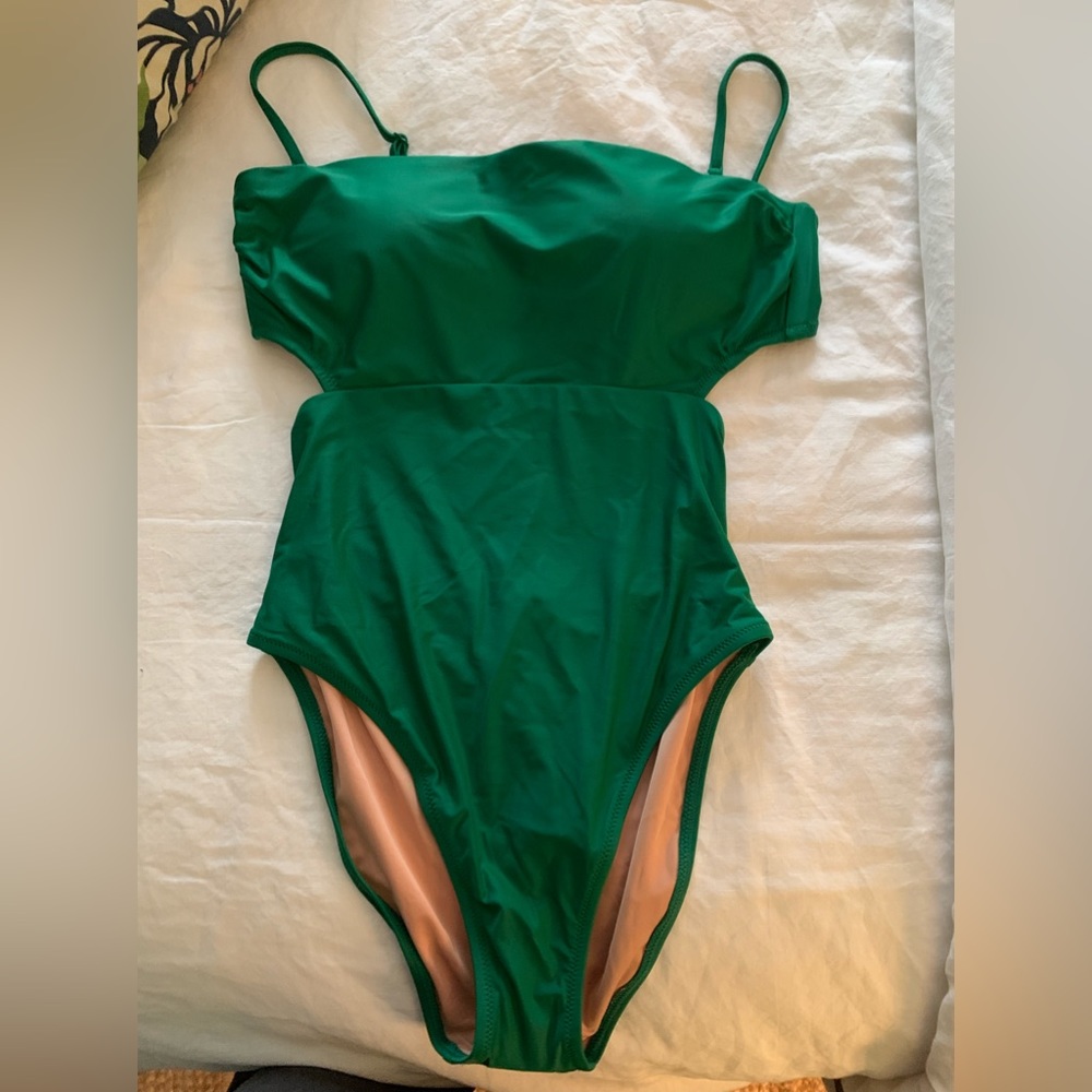 NWT J Crew Cutout Tie-Back One Piece Bathing Suit